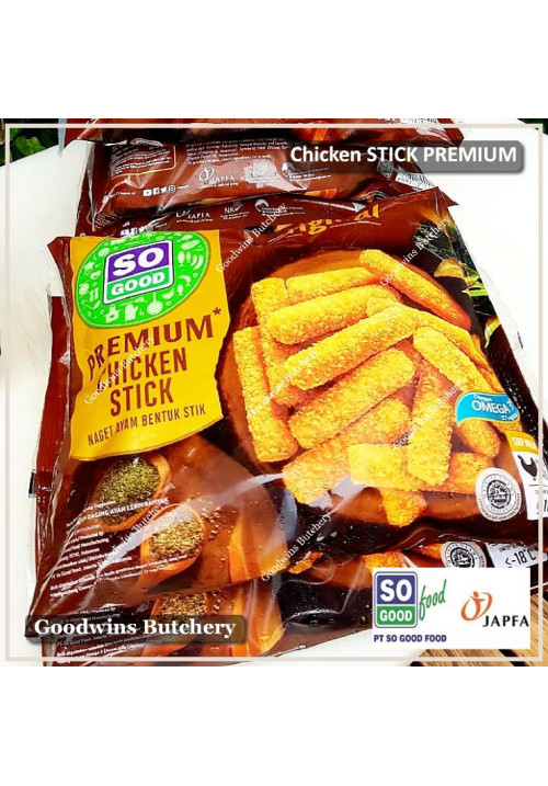 SoGood frozen CHICKEN STICK PREMIUM So Good Food 400g